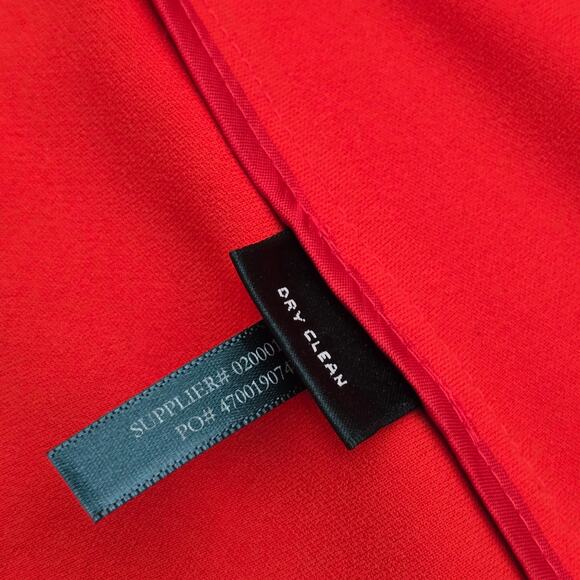 Lauren Ralph Lauren Red Blazer Sz 12 Workwear Office Christmas Holiday Preppy - Picture 9 of 10